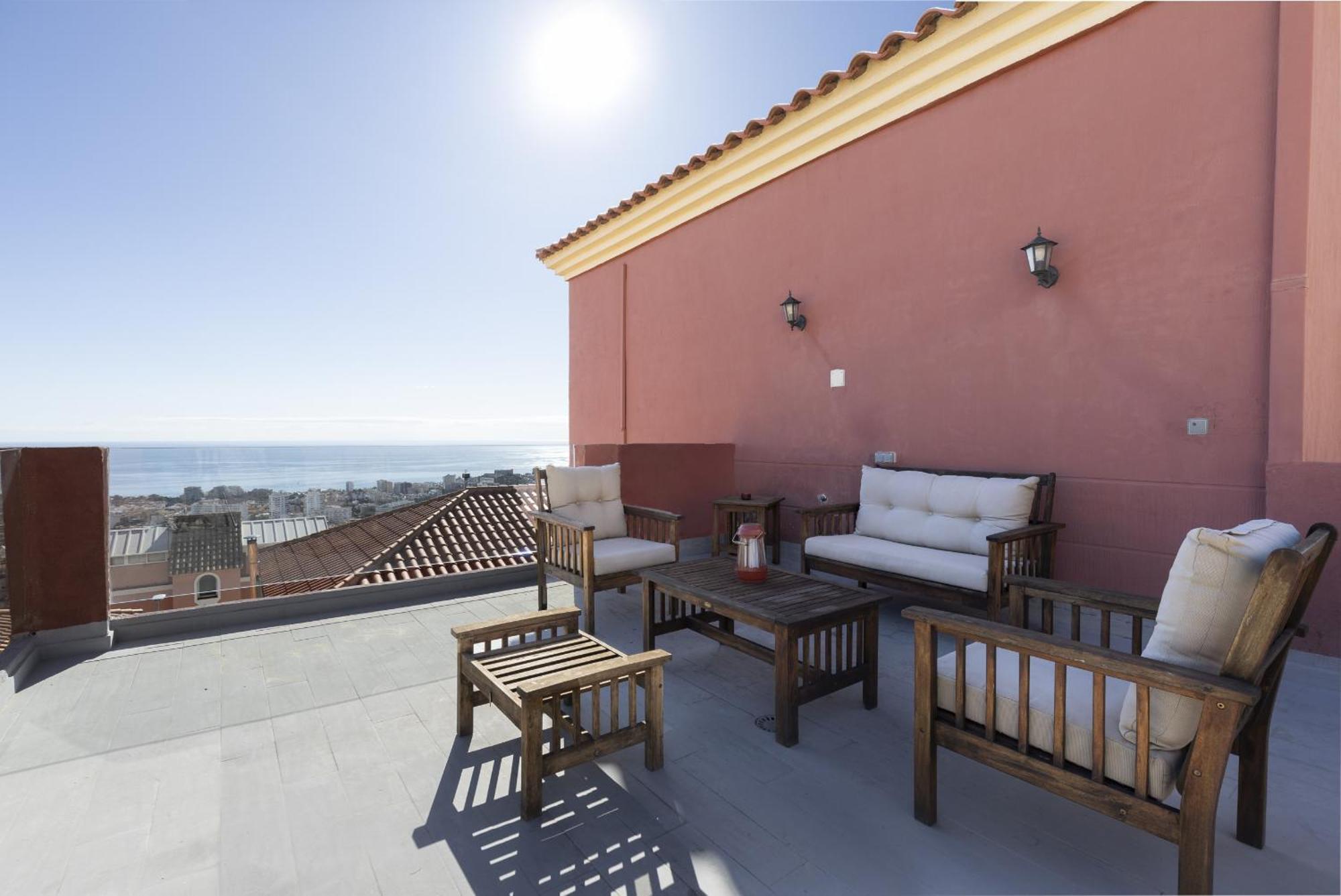 Peaceful Studio With Amazing Sea Views And Free Parking Benalmádena Exterior foto